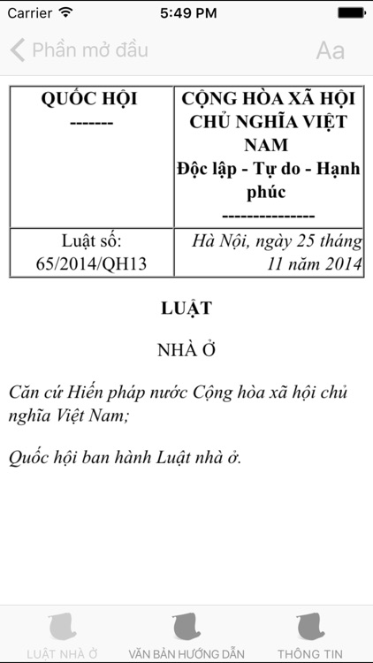 Luật Nhà Ở Năm 2014