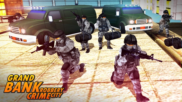 Bank Robbery - crime city police shooting 3D free screenshot-3