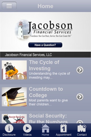 Jacobson Financial Services screenshot 2