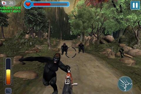 Wild Gorillaz hunting shooting :Escape Forest screenshot 2