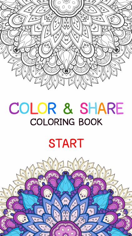 Mandala Coloring Book - Adult Colors Therapy Free Stress Relieving Pages 2 screenshot-0
