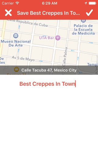 My Places: Bookmark personal landmarks, get directions to them screenshot 2