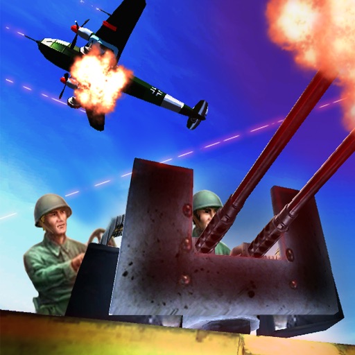 3D WWII Base Defense :  Anti- Tank & Aircraft Gunner Edition FREE