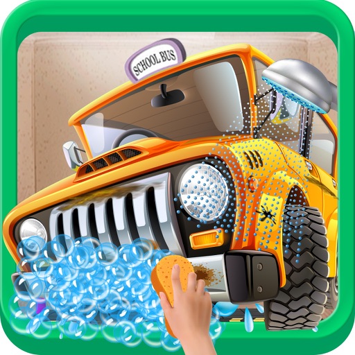 School Bus Wash Salon – Rusty & messy vehicle washing & cleaning game iOS App