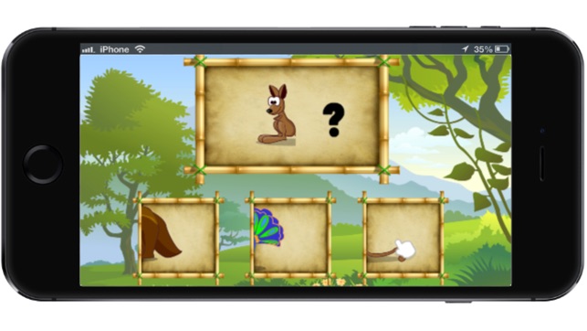 Animal Half Matching game for kids(圖2)-速報App