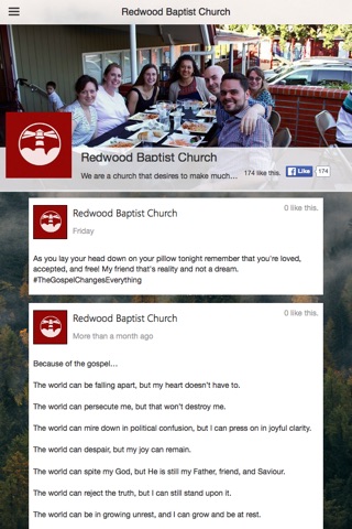 Redwood Baptist Church screenshot 2