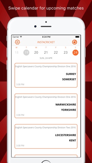 Instacricket 2 : Live Scores World Cricket Calendar(圖4)-速報App