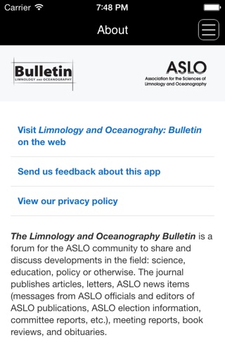 Limnology and Oceanography Bulletin screenshot 3