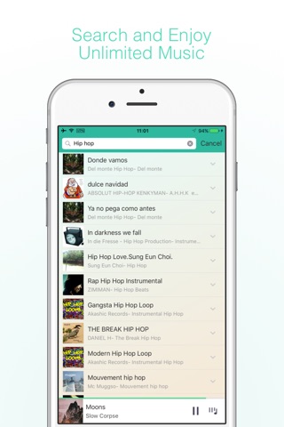 Free ZZ Music - Mp3 Music Player & Searching Manager & Playlist Manager screenshot 2