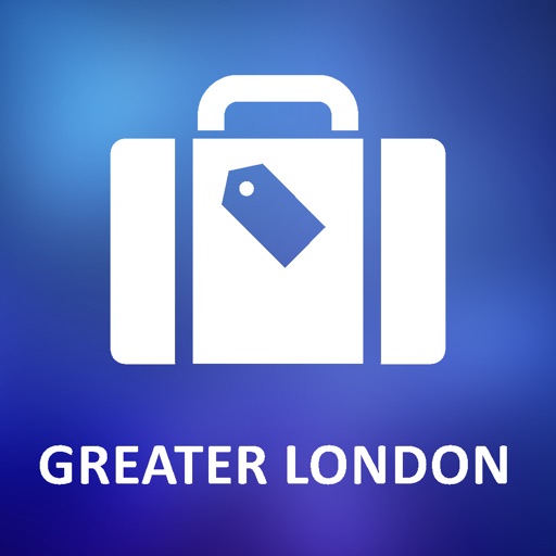 Greater London, UK Detailed Offline Map icon
