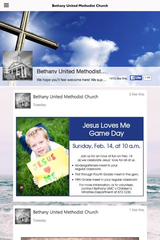 Bethany UMC screenshot 2