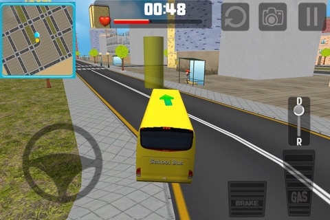 Kids School Bus Learning Driver 3d simulator screenshot 2
