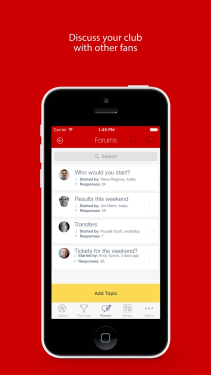 Fan App for Dewsbury Rams