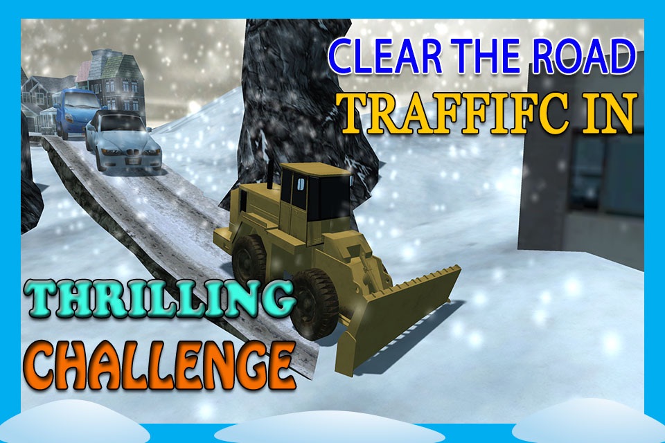 Snow Plow Truck Simulator – Drive snow plough truck & clear the blocked roads for traffic screenshot 2