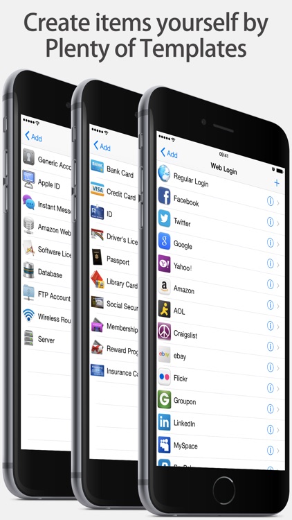 Private Password Manager Vault - Fingerprint Lock Passcode.s & Protect Account Login Contact.s Secure Wallet Apps