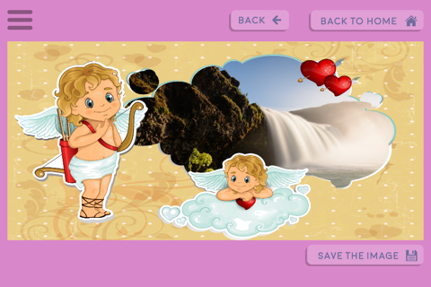 Romantic Love theme photo frame maker & editor screenshot 3