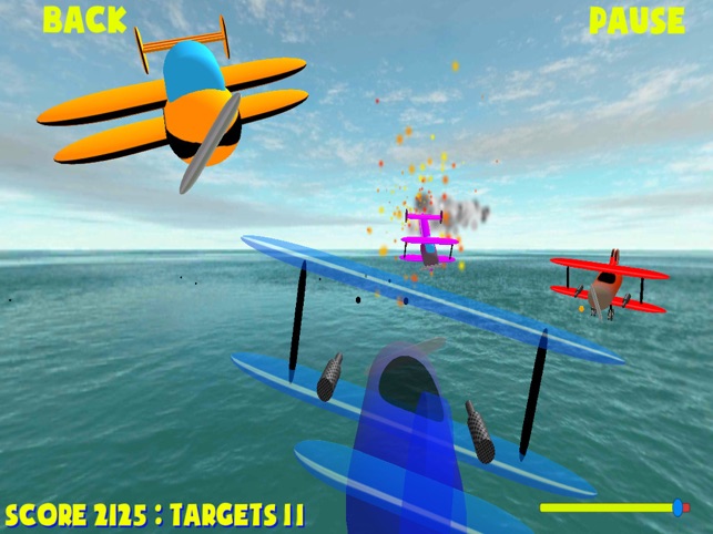 Biplanes Pro, game for IOS