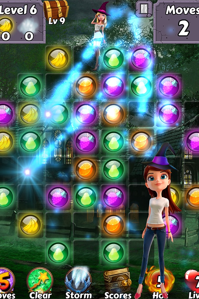 Bubble Girl Soda Witch - Pop the yummy gem candy and easy shooter puzzle screenshot 4