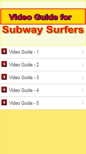 Video Guide for Subway Surfers