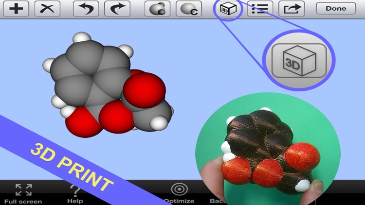 3D Molecules Editor