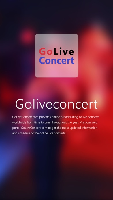 How to cancel & delete Go Live Concert from iphone & ipad 1