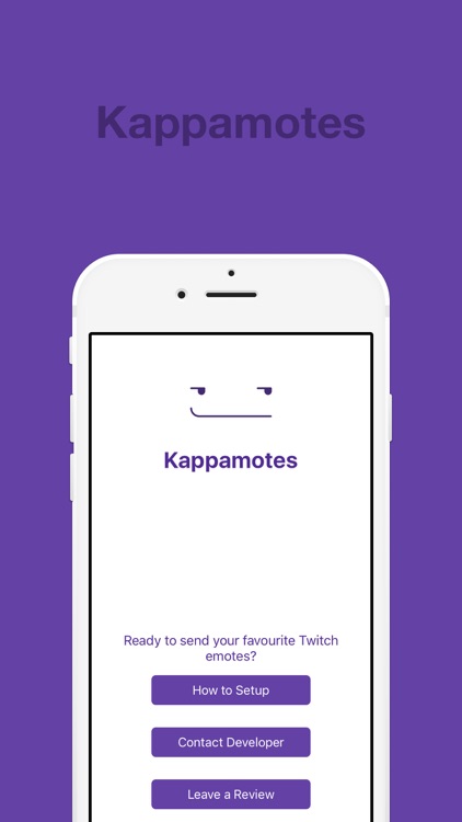 Kappamotes - Sticker keyboard of Twitch emotes!