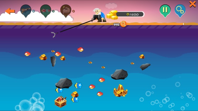 Gold Miner Deluxe - Digger In Deep Sea(圖4)-速報App