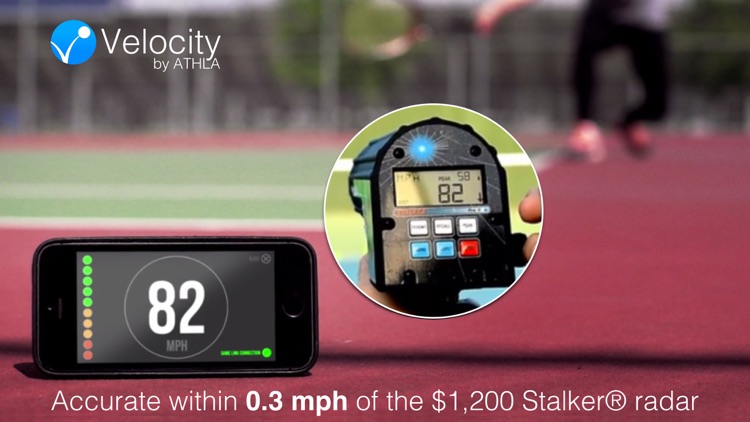 Athla Velocity: Hands-Free Speed Radar for Baseball, Softball, Tennis, Soccer and Cricket (Free)