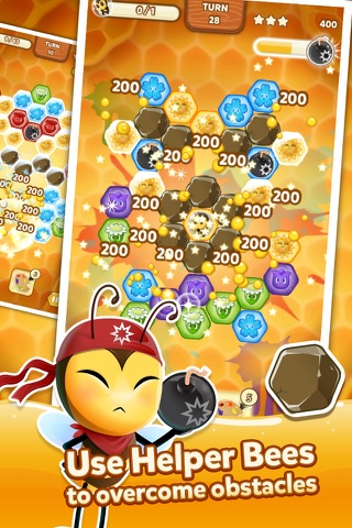 Honey Match 3: a cute animal puzzle game to chill out screenshot 3