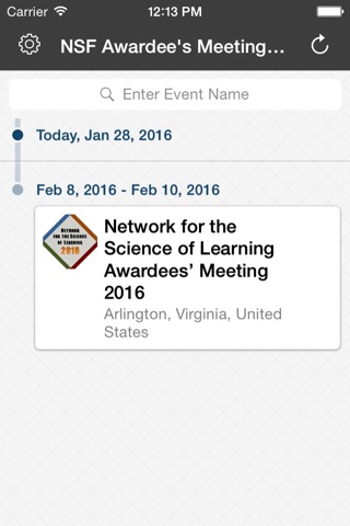 NSF Awardee's Meeting 2016 screenshot 2