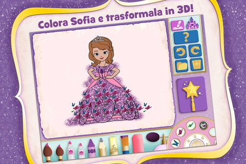 Sofia the First Color and Play screenshot 2