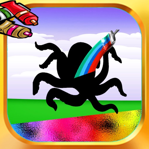 Paint Kids Page Game Ocean Draw Edition icon