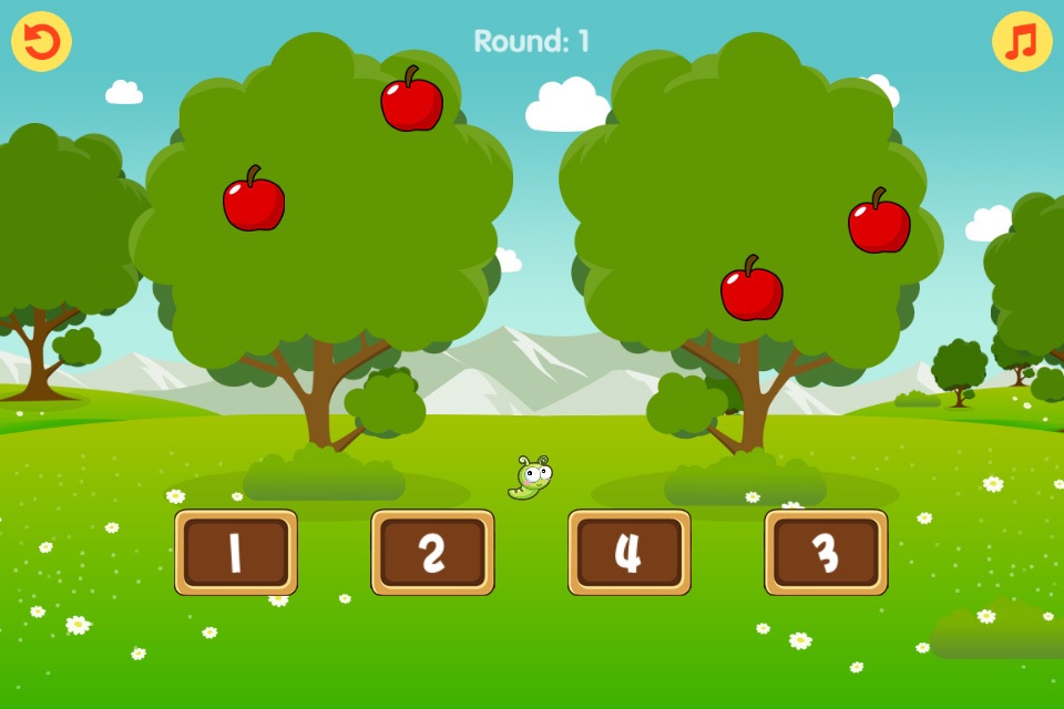 Counting Apples Game - Preschool Number Learning Game screenshot 2