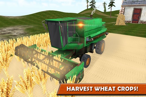 Big Farm Truck 3D: A Farming Simulator Tractor Driver Game screenshot 3