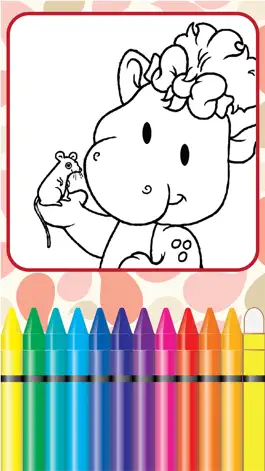 Game screenshot Coloring Book World for kids Barney Edition hack