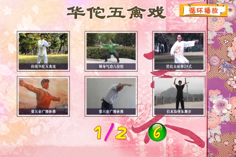 五禽戏八段锦太极拳保健操 screenshot 3