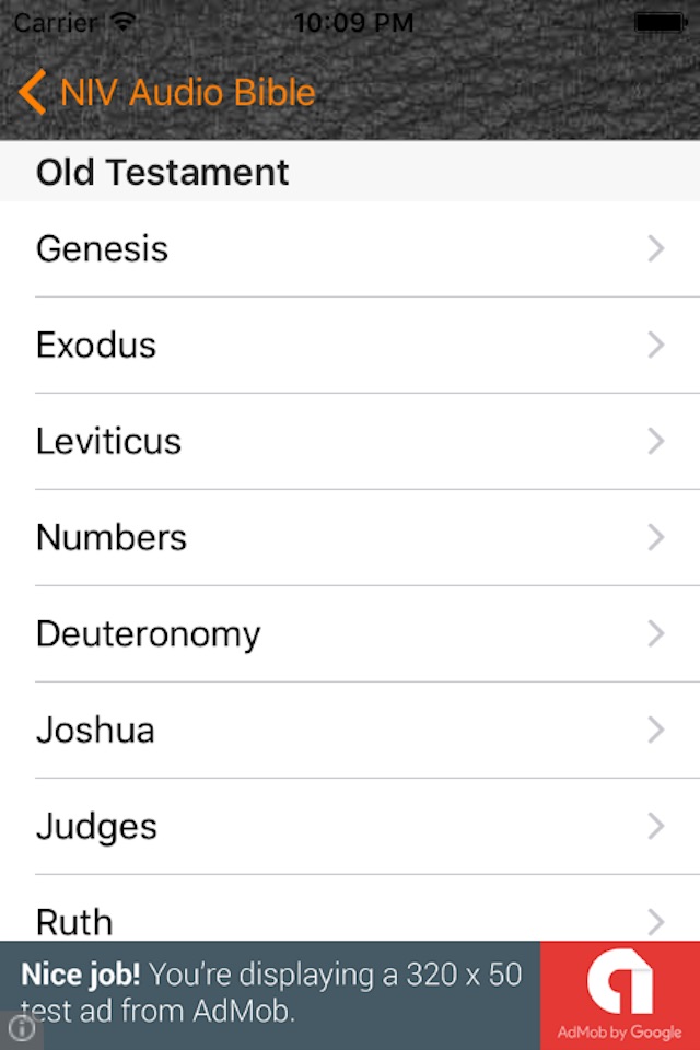 NIV Audio Bible screenshot 2