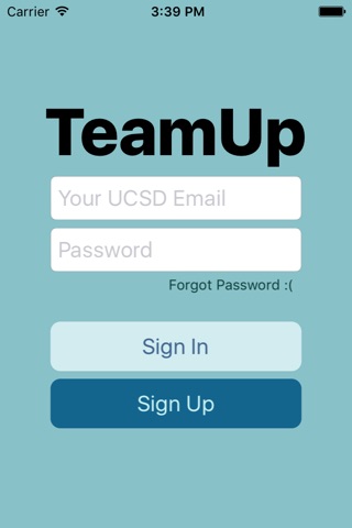 TeamUp UCSD screenshot 2