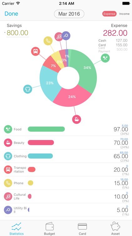 Weple Money Pro - Account Book, Home Budget, Bills, Checkbook