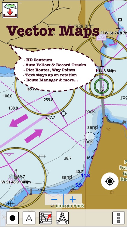 i-Boating:Sweden GPS Nautical / Marine Charts & navigation maps screenshot-4