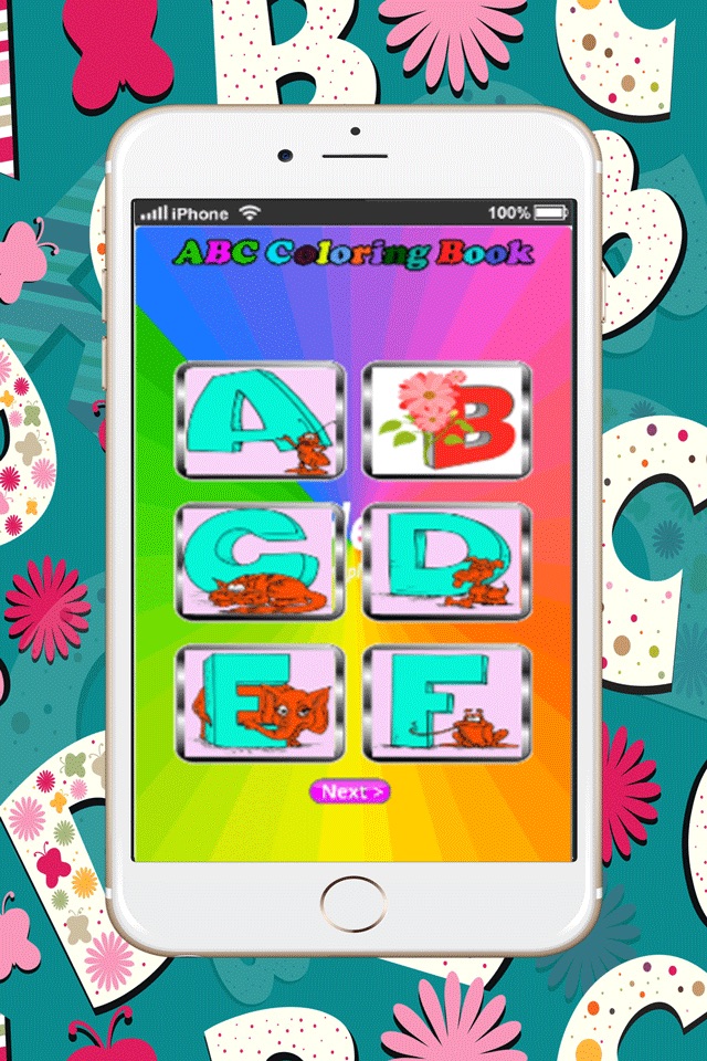 abc art pad:Learn to painting and drawing coloring pages printable for kids free screenshot 3