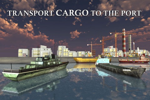 Shipping Port Crane 3D – Cargo Transporter Cruise Ship Simulation Game screenshot 4