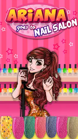 Game screenshot Ariana goes to the Nail Salon - Make Me Some Pretty Nails mod apk