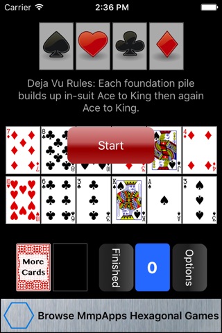 Deja Vu Busy Aces Solitaire screenshot 4