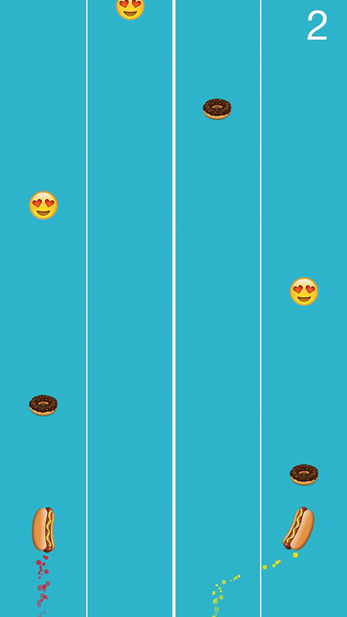 2 Dogs - Emoji v Food