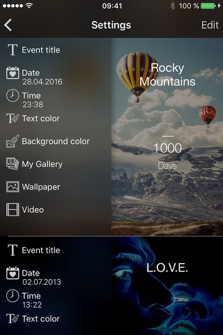 1000 days - Event Countdown screenshot 3