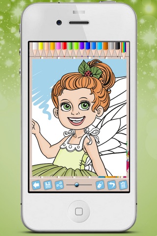 Fairies Coloring Book Paint princesses tales - Premium screenshot 2