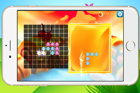 Jewel Puzzle Block Launcher Legend - Tasty Jelly and torrid blaze Bricks screenshot 4