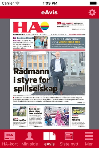 Hamar Arbeiderblad eAvis screenshot 3
