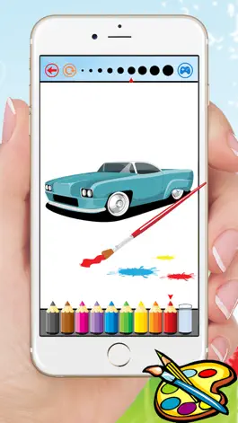 Game screenshot Classic Car Coloring Book & Drawing Vehicles free for kids hack